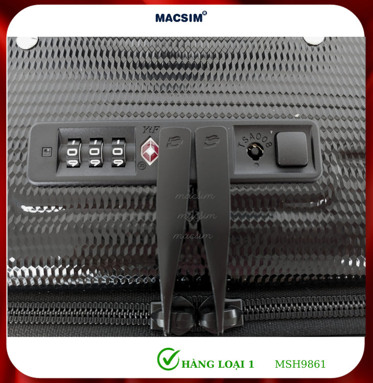 Vali cao cấp Macsim Hanke MSH9861 - Hàng loại 1