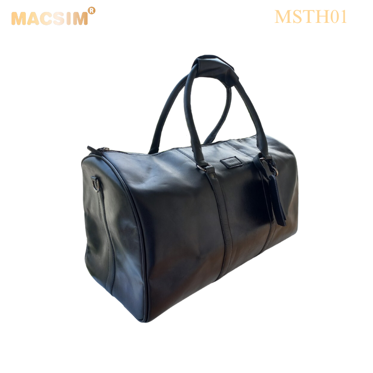 Túi Du Lịch Da Thật Macsim Chính Hãng mã MSTH01– Da Bò Nguyên Miếng Loại 1 – Cổ Điển – Bền Đẹp – Unisex