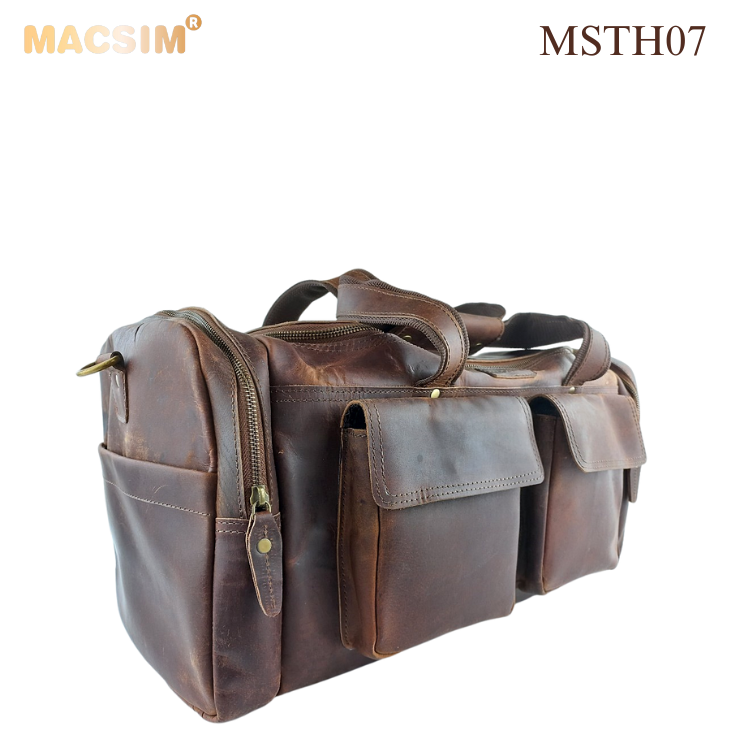 Túi Da Thật Macsim MSTH07 – Da Bò Nguyên Miếng Loại 1 | Cổ Điển – Bền Bỉ – Sang Trọng