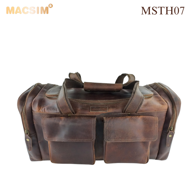 Túi Da Thật Macsim MSTH07 – Da Bò Nguyên Miếng Loại 1 | Cổ Điển – Bền Bỉ – Sang Trọng
