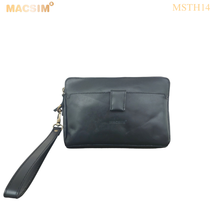 Ví da - Ví cầm tay da cao cấp Macsim mã MSTH14