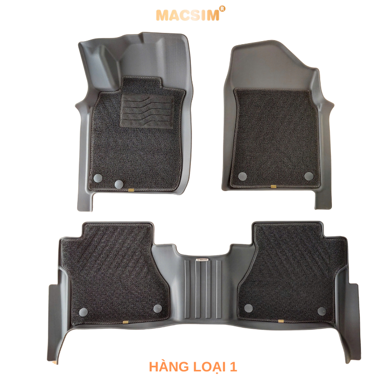 Thảm lót sàn 2 lớp sd3 Nissan Navara 2015+ Nhãn hiệu Macsim - Giảm giá nhưng chất lượng không