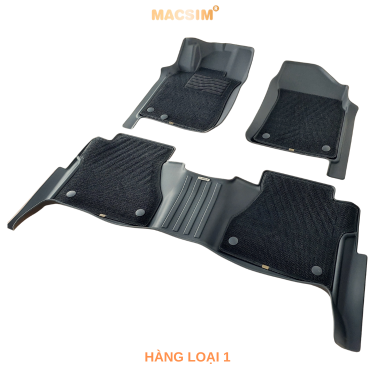 Thảm lót sàn 2 lớp sd3 Nissan Navara 2015+ Nhãn hiệu Macsim - Giảm giá nhưng chất lượng không