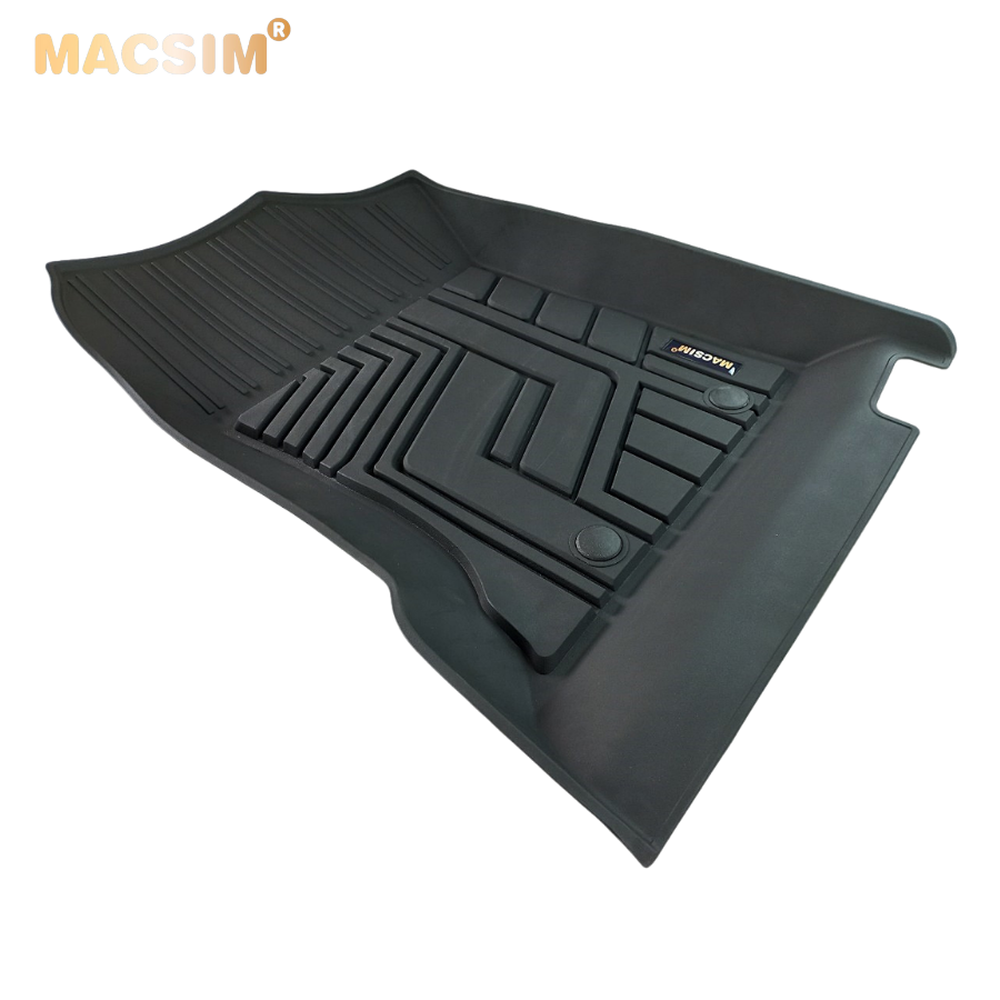 Thảm lót sàn xe ô tô Subaru outback 2020 Nhãn hiệu Macsim chất liệu nhựa TPE cao cấp màu đen.