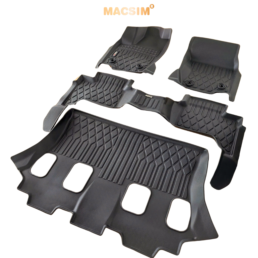 Thảm lót sàn sd1 Toyota Prado 2025+ (3 hàng) - Nhãn hiệu Macsim