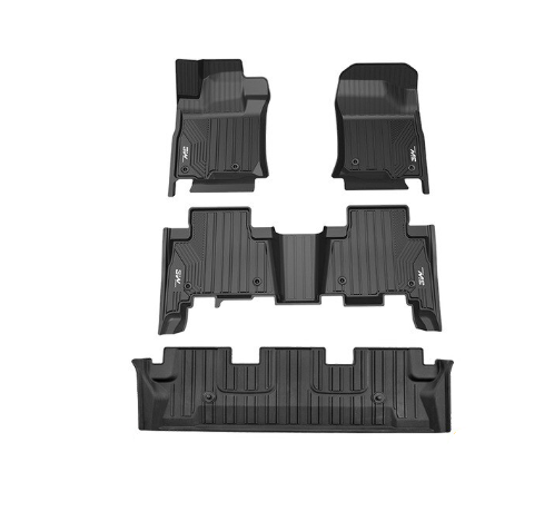 Thảm lót sàn xe ô tô TOYOTA PRADO màu đen Macsim 3W