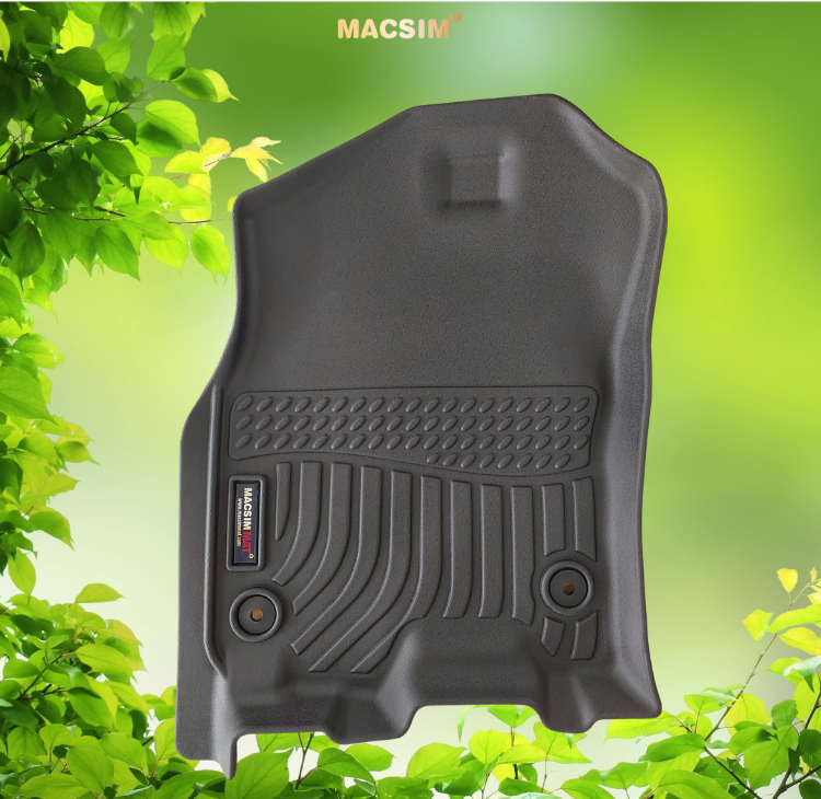 Thảm lót sàn ô tô Ram1500 CrewCab 2019- 2024 Macsim - Tpe chuẩn phom, dễ vệ sinh (Mã 01)