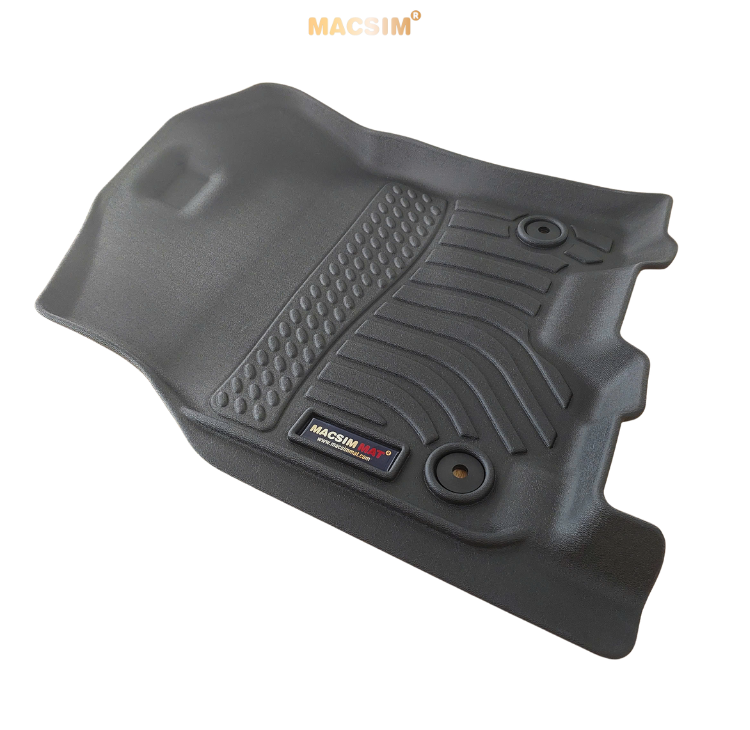 Thảm lót sàn ô tô Ram1500 CrewCab 2019- 2024 Macsim - Tpe chuẩn phom, dễ vệ sinh (Mã 01)