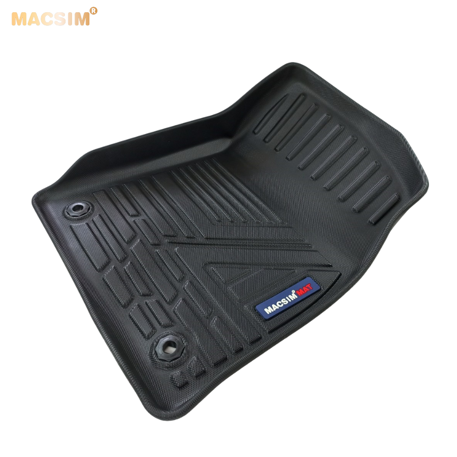 Thảm lót sàn xe ô tô Lexus RX450 HL 7 chỗ 2015-nay  Nhãn hiệu Macsim chất liệu nhựa TPE cao cấp màu đen