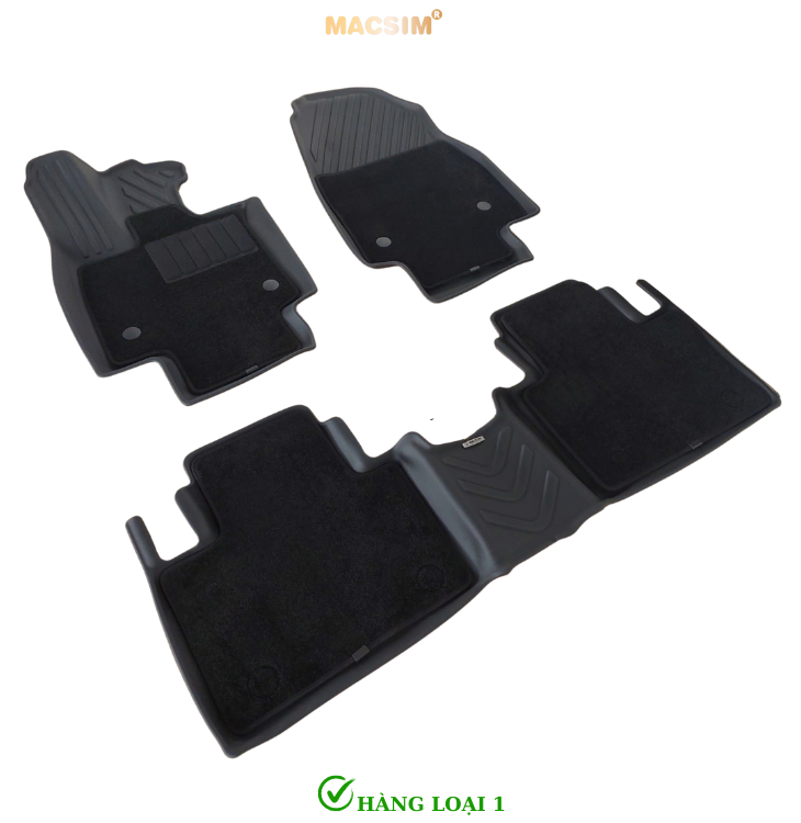 Thảm lót sàn (sd4) ô tô 2 lớp cao cấp dành cho xe  Lexus RX 2023+ (sd4) nhãn hiệu Macsim chất liệu TPE màu đen