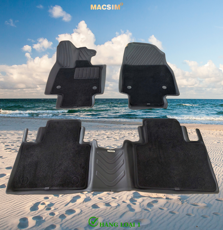 Thảm lót sàn (sd4) ô tô 2 lớp cao cấp dành cho xe  Lexus RX 2023+ (sd4) nhãn hiệu Macsim chất liệu TPE màu đen