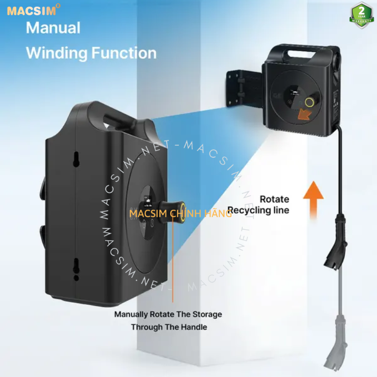 Sạc di động cao cấp ô tô điện 3,68KW (6-16A) chính hãng Macsim