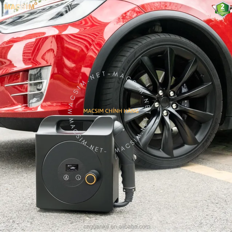 Sạc di động cao cấp ô tô điện 3,68KW (6-16A) chính hãng Macsim