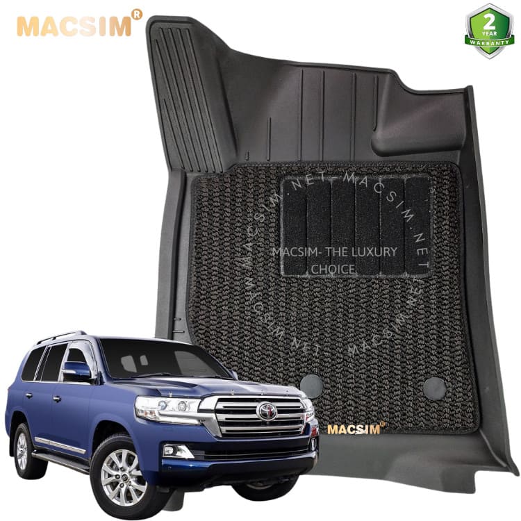 Thảm nhựa đúc nguyên khối Toyota Land Cruiser 2009 - 2023 / Lexus LX570 Macsim 3W 2 lớp