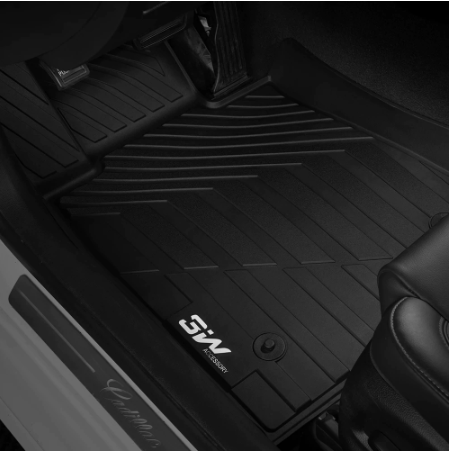 Thảm lót sàn xe ô tô  Cadillac XT5 2015- đến nay nhãn hiệu Macsim 3W - chất liệu nhựa TPE đúc khuôn cao cấp - màu đen
