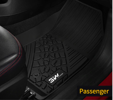 Thảm lót sàn xe ô tô  Jeep Wrangler Rubicon 2013-2018 Macsim 3W – TPE đúc khuôn cao cấp, Dễ vệ sinh