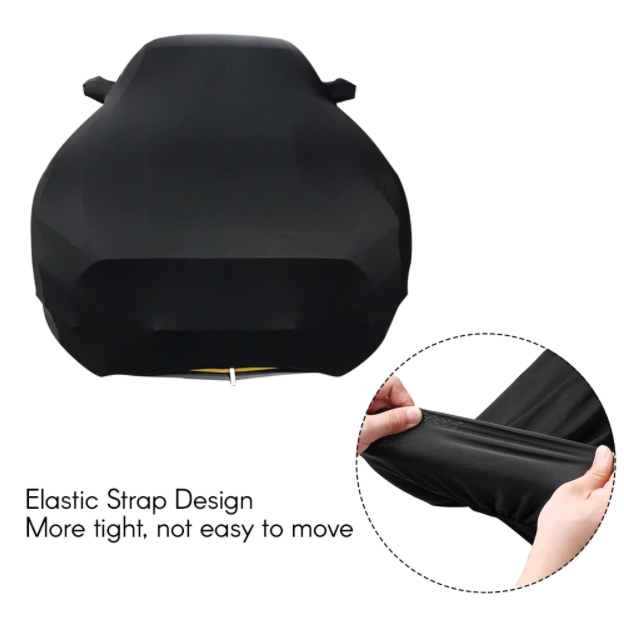 Bạt phủ ô tô Lexus LX nhãn hiệu Macsim sử dụng trong nhà chất liệu vải thun - màu đen và màu đỏ