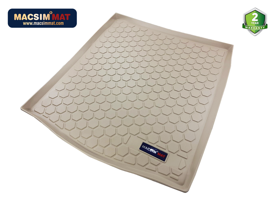 Thảm lót cốp ô tô Mazda 6 (2014-Nay) MACSIM màu đen + be – TPV cao cấp, chuẩn form, sử dụng lâu dài (mã 05)