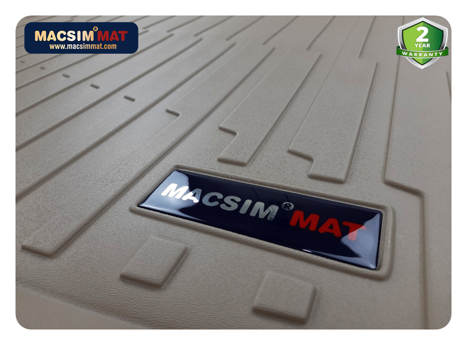 Thảm lót cốp hn xe ô tô New MAZDA CX30  nhãn hiệu Macsim chất liệu TPV cao cấp màu be (527)