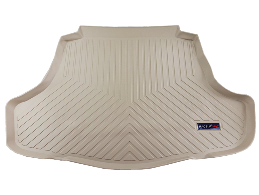 Thảm lót cốp xe ô tô TOYOTA NEW CAMRY 2018+ màu be nhãn hiệu Macsim chất liệu TPV cao cấp (273)