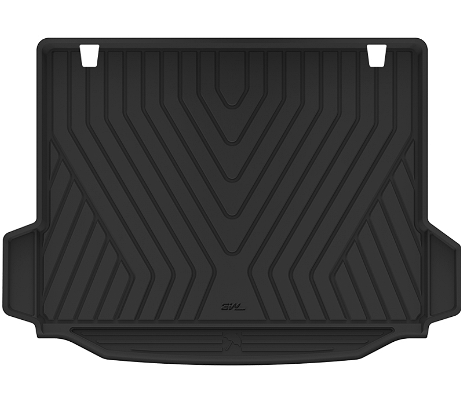 Thảm lót cốp xe ô tô BMW new 320i/330i 2017+ nhãn hiệu Macsim 3W chất liệu TPE cao cấp màu đen