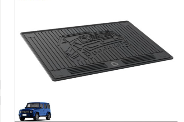 Thảm lót cốp xe ô tô Mercedes ben G nhãn hiệu Macsim 3W chất liệu TPE cao cấp màu đen