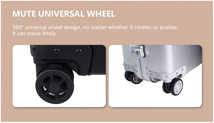 Vali kéo du lịch cao cấp chất liệu hợp kim nhôm nguyên khối MS1318 Macsim cao cấp màu đen cỡ 28inches