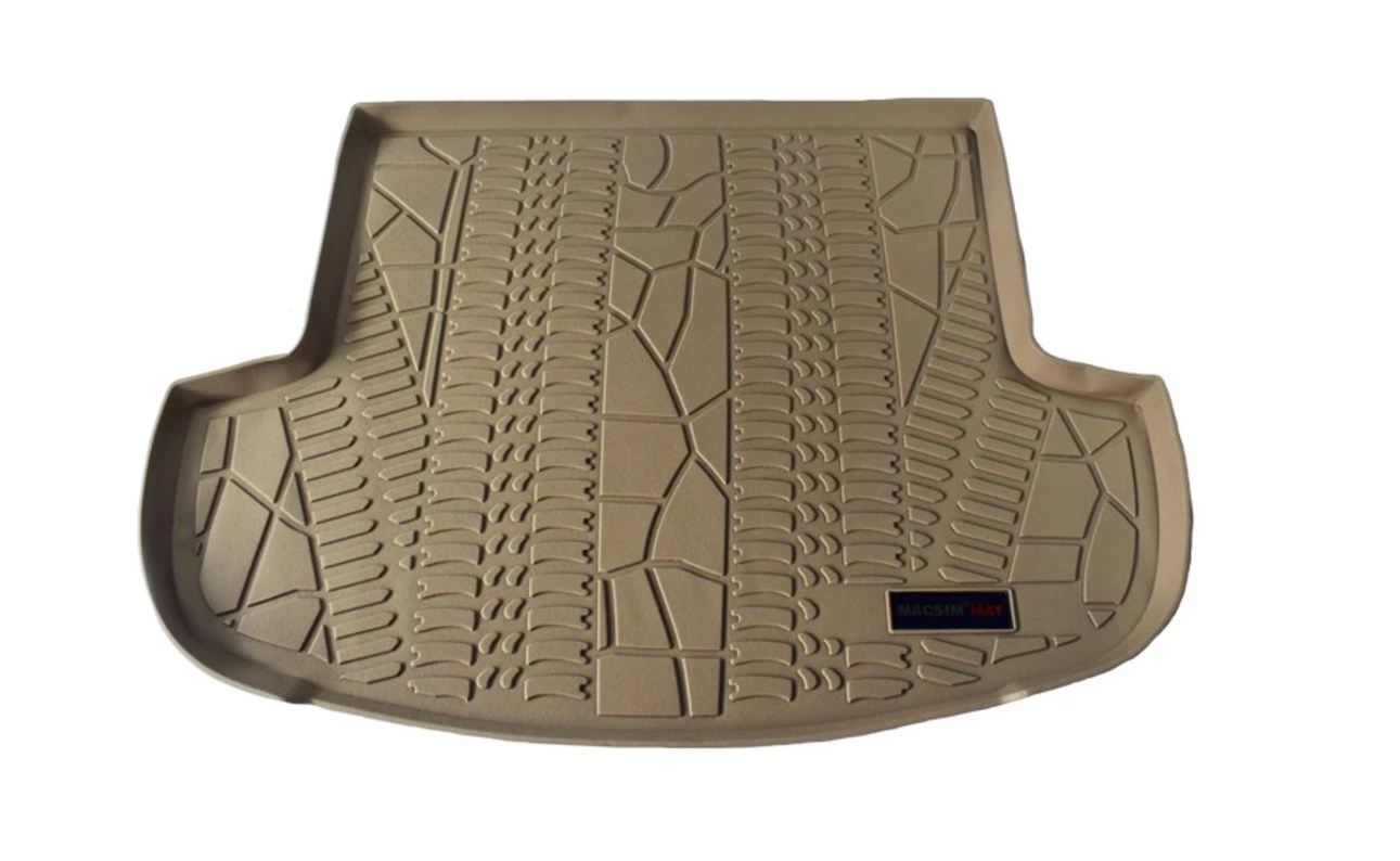 Thảm lót cốp xe ô tô Mitsubishi Outlander 2022+ (hn) nhãn hiệu Macsim màu be