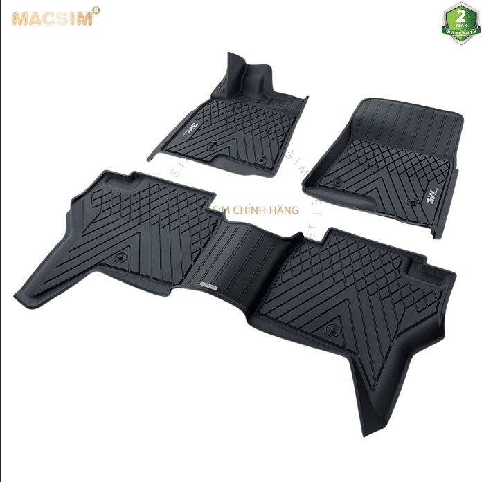 Thảm Lót Sàn Ô Tô Mitsubishi Pajero 2006-2021  Macsim 3W