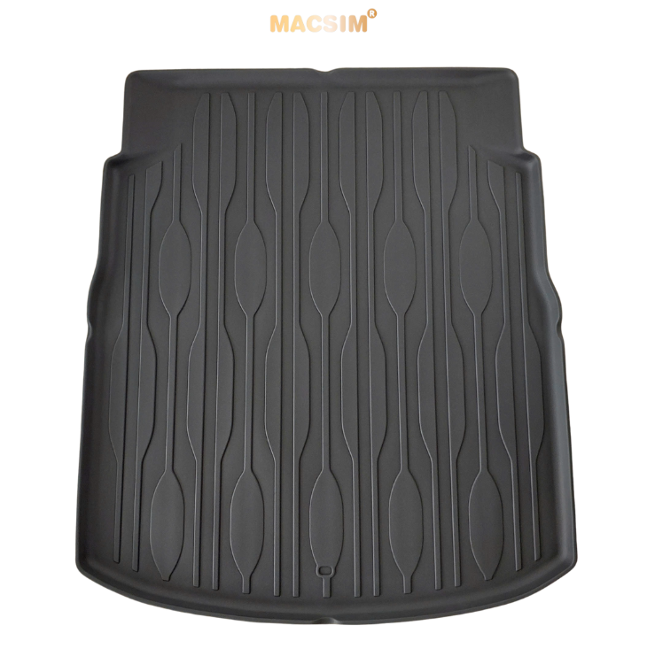 Thảm lót cốp sd4 xe ô tô BYD SEAL 2023+ Nhãn hiệu Macsim chất liệu nhựa TPE cao cấp màu đen