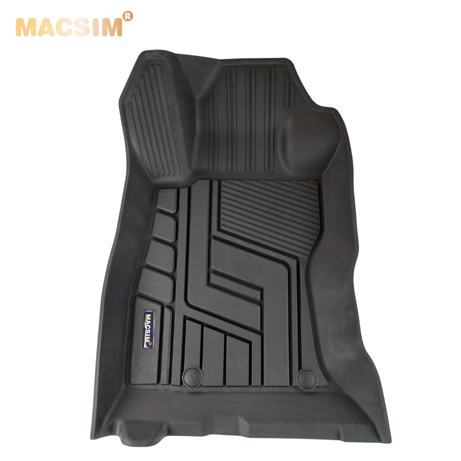 Thảm lót sàn xe ô tô Subaru Forester 2018- đến nay Nhãn hiệu Macsim chất liệu nhựa TPE đúc khuôn cao cấp - màu đen