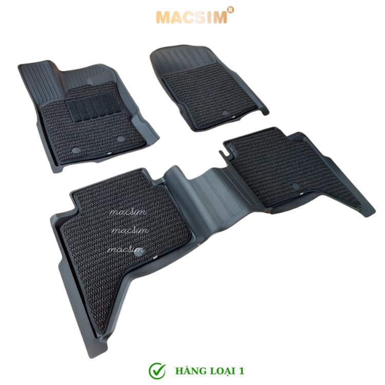 Thảm xe TPE Ford Raptor 2022-2026 Macsim 3W 2 lớp