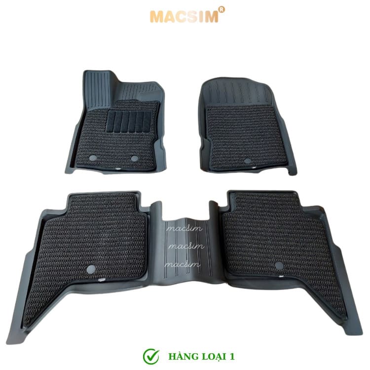 Thảm xe TPE Ford Raptor 2022-2026 Macsim 3W 2 lớp