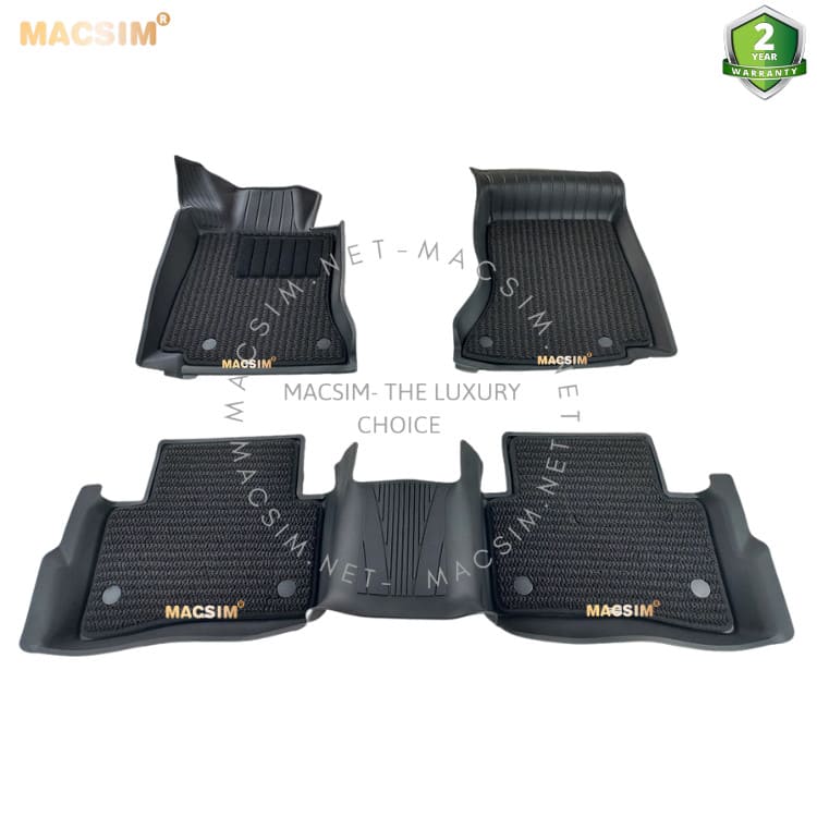 Thảm lót sàn ô tô TPE Mercedes C 2021- 2026 Macsim 3W 2 lớp