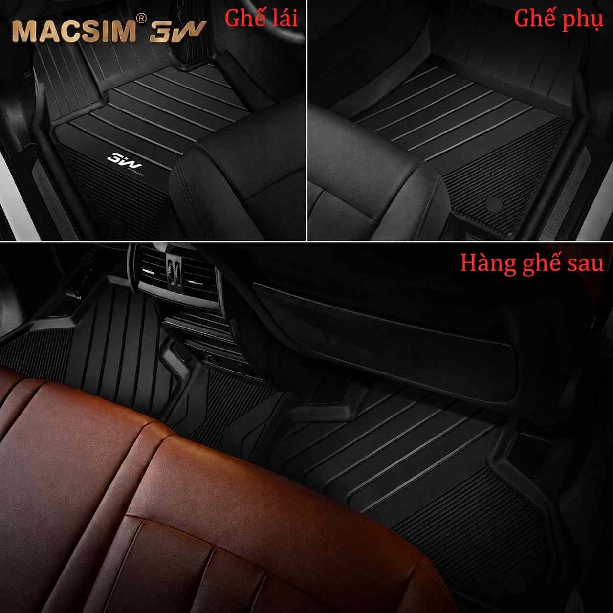 Thảm Lót Sàn Ô Tô VINFAST LUX SA 2019- 2026 Macsim 3W