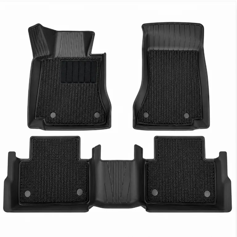 Thảm lót sàn ô tô TPE Mercedes C 2021- 2026 Macsim 3W 2 lớp