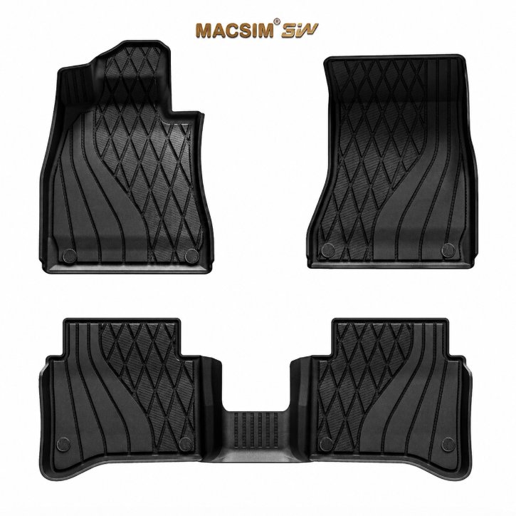 Thảm lót sàn ô tô Mercedes S 2022 - 2026 Macsim 3W