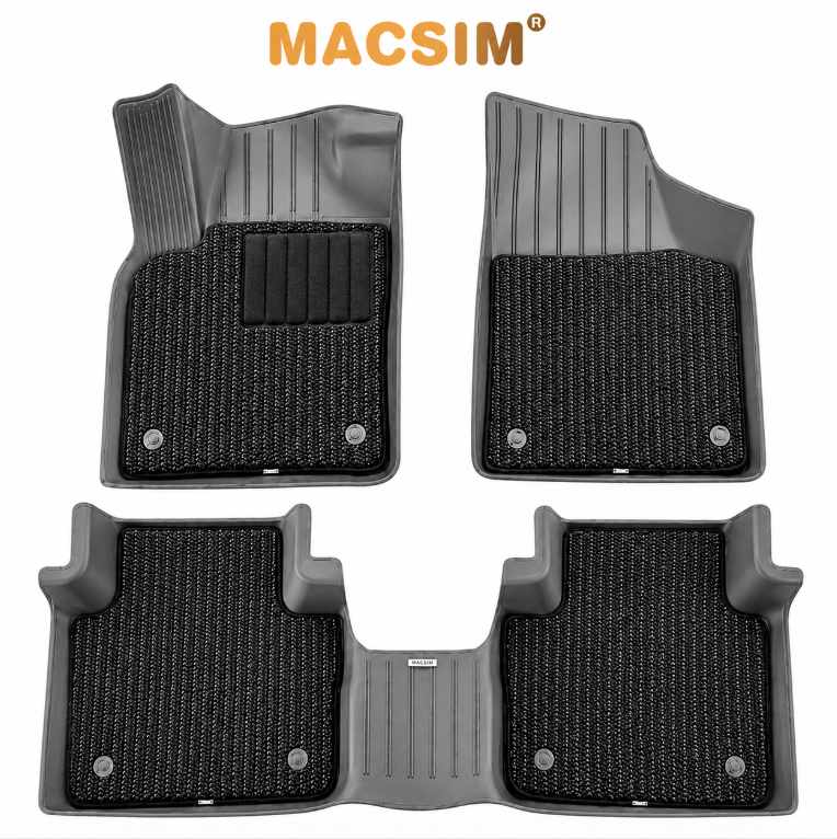 Thảm Lót Sàn Ô Tô Volkswagen Teramont X Macsim 3W 2 lớp