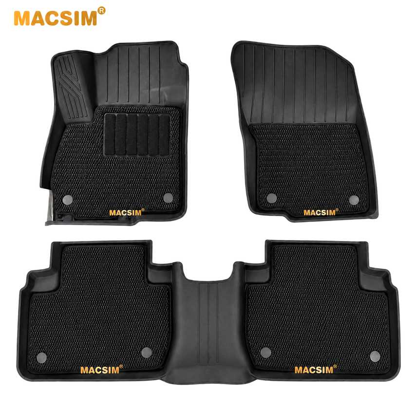 Thảm nhựa đúc khuôn ô tô Mitsubishi Outlander 2013-2026 Macsim 3W 2 lớp