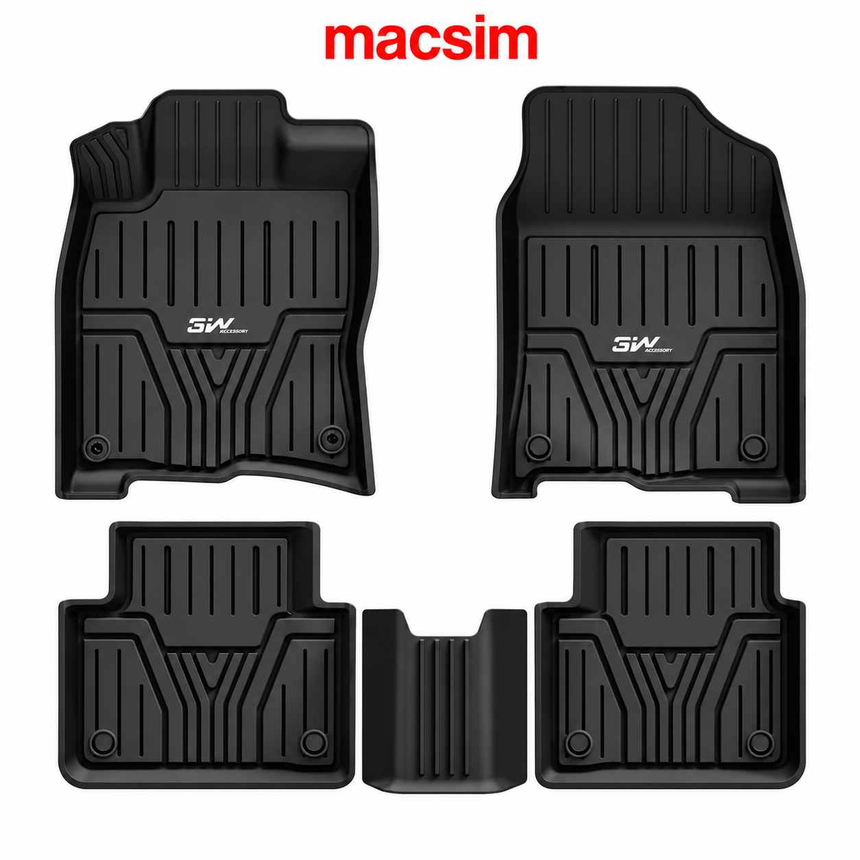 Thảm lót sàn xe ô tô Honda Civic 2015-2021 Macsim 3W