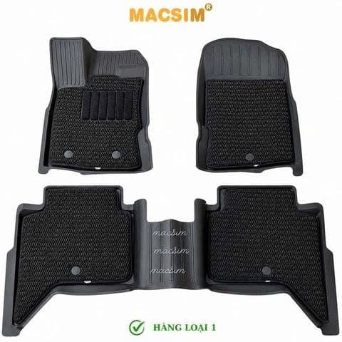 Thảm Ô Tô Ford Ranger 2022-2026 Macsim 3W 2 lớp
