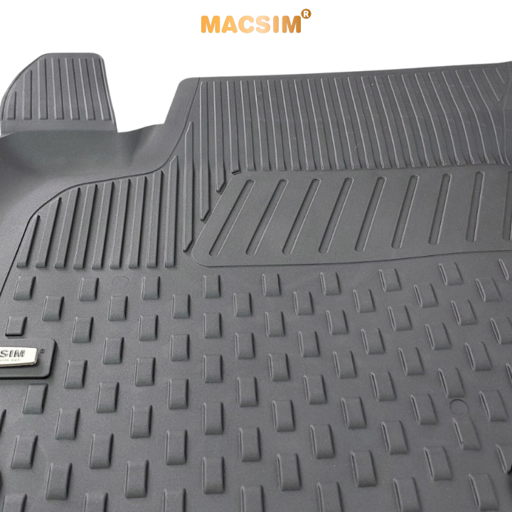 Thảm lót sàn ô tô nhựa TPE Silicon BMW 5 Series f10 2010-2015 Black Nhãn hiệu Macsim