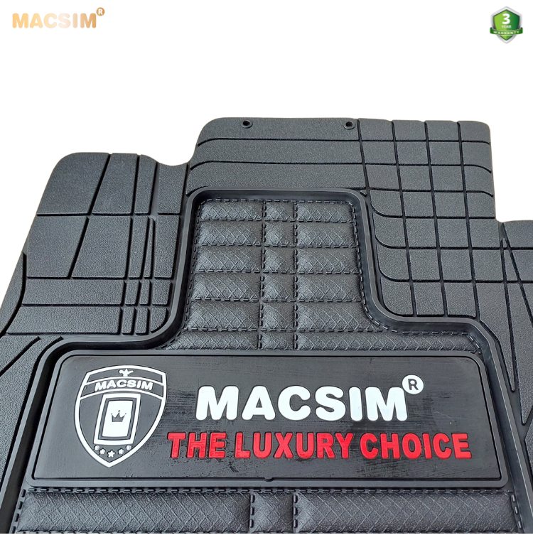 Thảm lót sàn ô tô phổ quát/ tự cắt Macsim màu đen