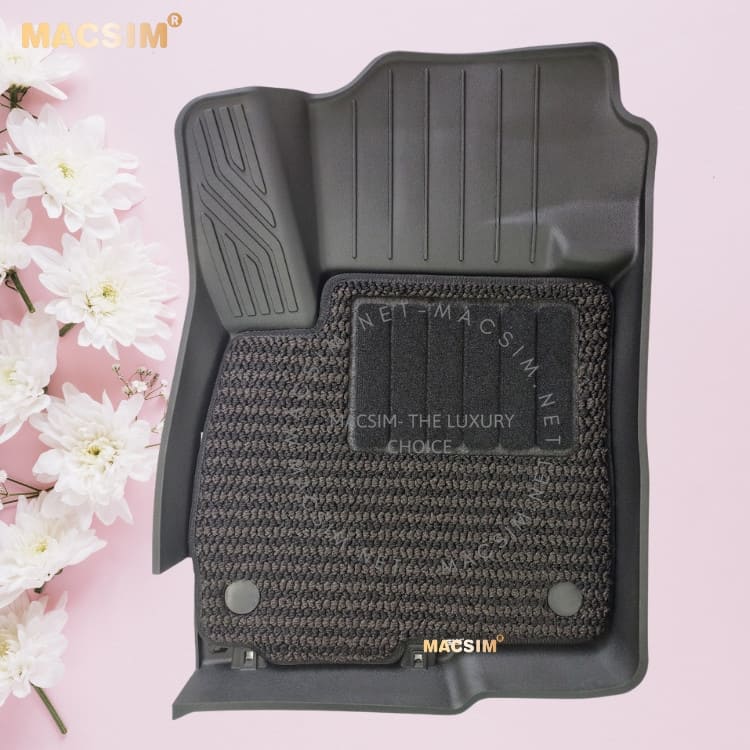 Thảm nhựa đúc khuôn ô tô Mitsubishi Outlander 2013-2025 Macsim 3W 2 lớp