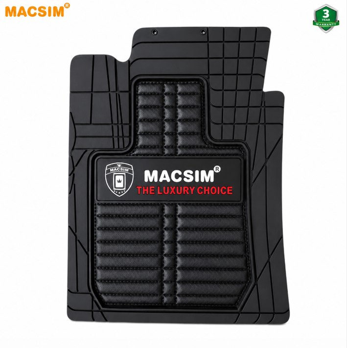 Thảm lót sàn ô tô phổ quát/ tự cắt Macsim màu đen