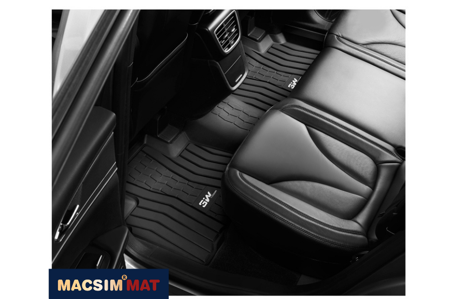 Thảm lót sàn xe ô tô  Lincoln MKX 2011 - đến nay Nhãn hiệu Macsim 3W chất liệu nhựa TPE đúc khuôn cao cấp - màu đen