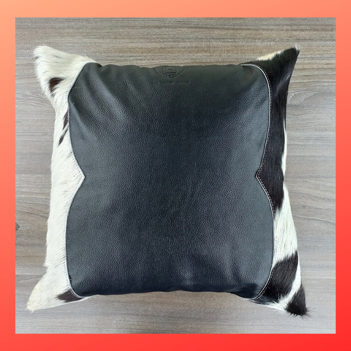 Gối tựa lưng ô tô, gối tựa đầu đa năng, gối sofa cao cấp Macsim kích thước 40cm x 40cm màu trắng đen (lông viền)