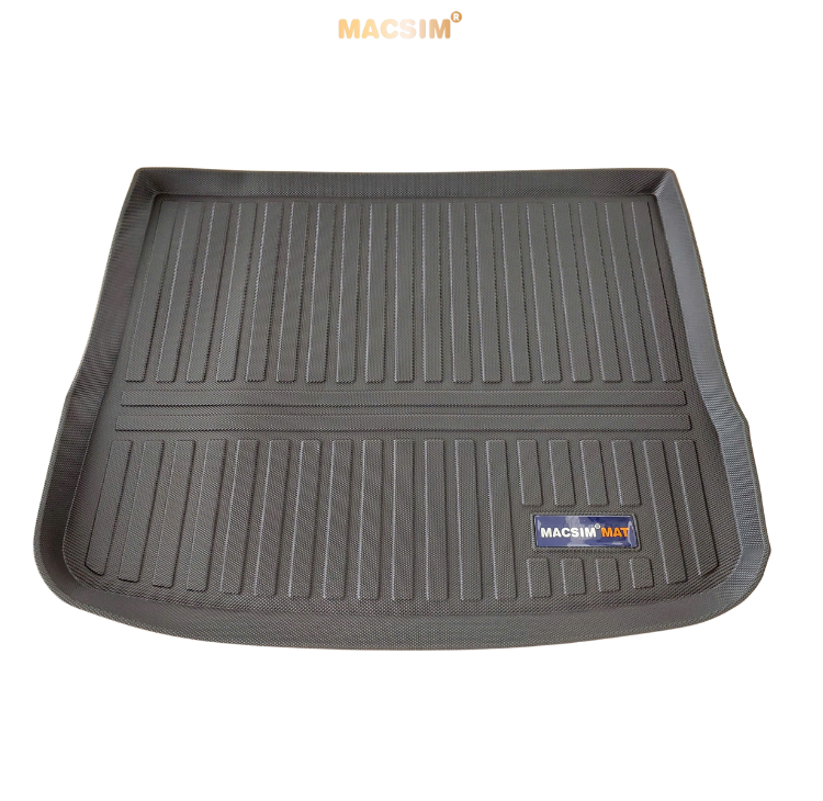 Thảm lót cốp(hn) xe ô tô VOLKSWAGEN TIGUAN (2013-2016) nhãn hiệu Macsim chất liệu TPV cao cấp màu đen(101)