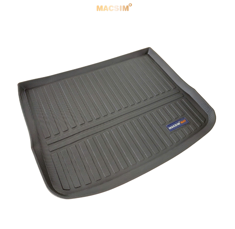 Thảm lót cốp(hn) xe ô tô VOLKSWAGEN TIGUAN (2013-2016) nhãn hiệu Macsim chất liệu TPV cao cấp màu đen(101)