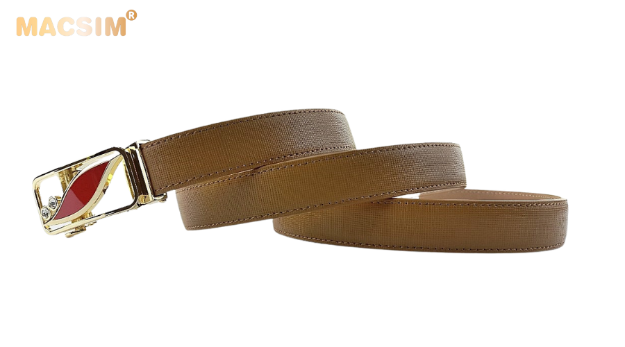 Thắt lưng nữ da thật cao cấp nhãn hiệu Macsim ts007